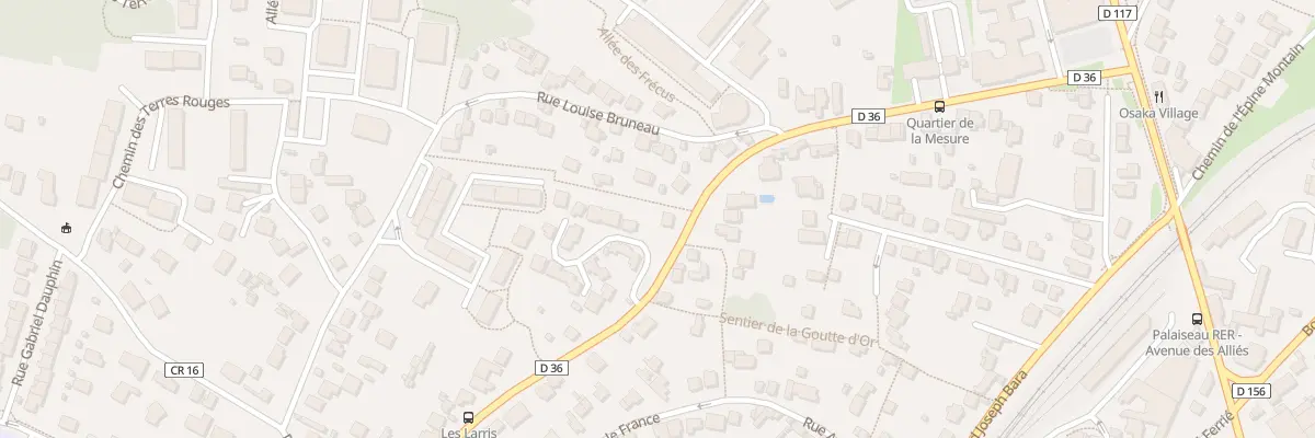 Plan du 9 Dom de la Butte des Granges à Palaiseau