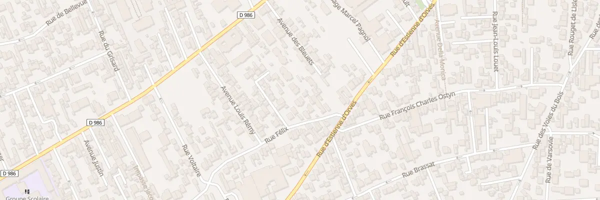 Plan du 14 Rue Félix à Colombes