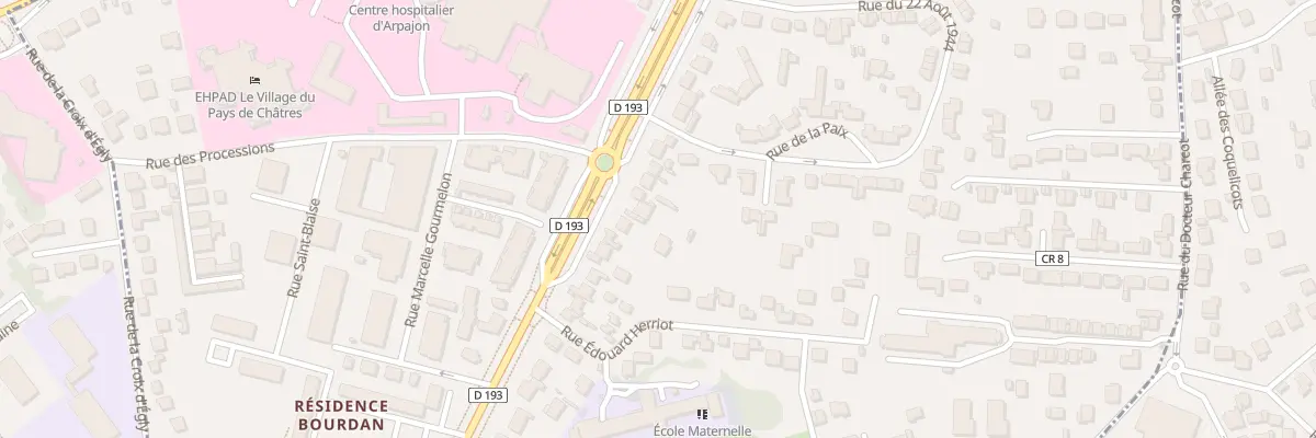 Plan du 49 Av de Verdun à Arpajon