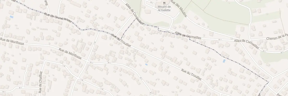 Plan du 54 Rue du Trouillet à Argenteuil