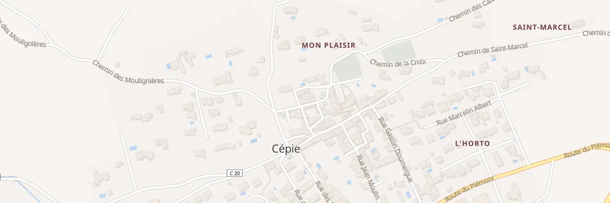 Plan du 1 Rue Joseph Delteil à Cépie