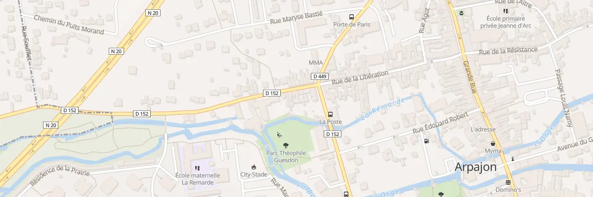 Plan du 43 Rue de la Libération à Arpajon