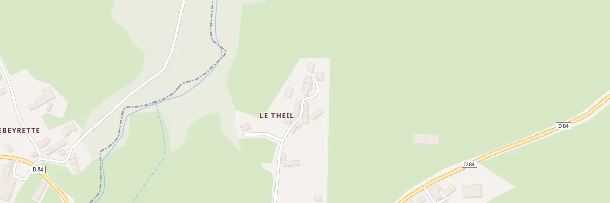 Plan du 8 Le Theil à Saint-Julien-le-Châtel
