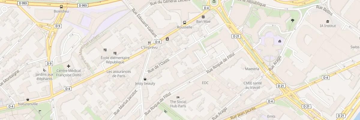 Plan du 14 Rue de l’Oasis à Puteaux