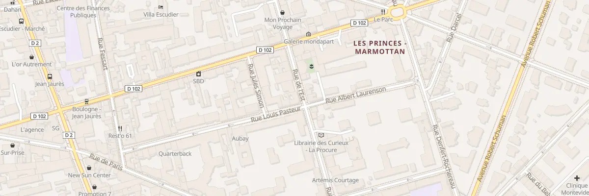 Plan du 43 Rue de l’Est à Boulogne-Billancourt