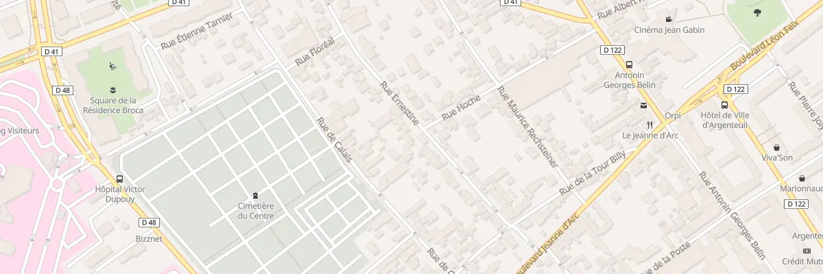 Plan du 31 Rue Ernestine à Argenteuil