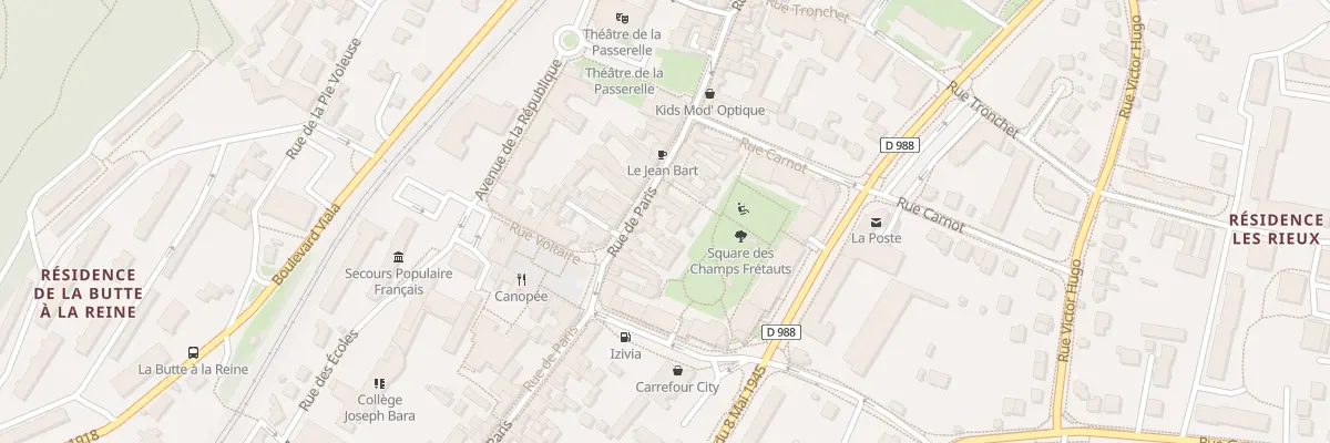 Plan du 135 Rue de Paris à Palaiseau