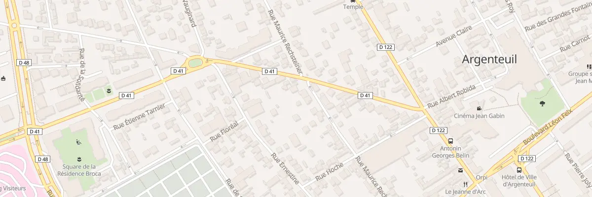 Plan du 33 Rue Maurice Rechsteiner à Argenteuil