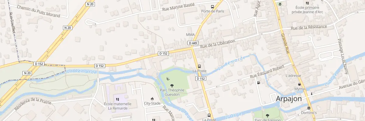 Plan du 41 Rue de la Libération à Arpajon