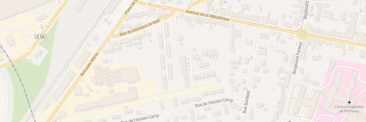 Plan du 26 Rue des Jardins de Sophie à Pithiviers