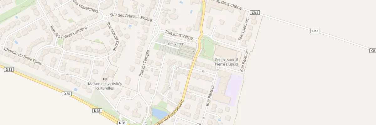 Plan du 1 Rue de la Pierre Levée à Nozay