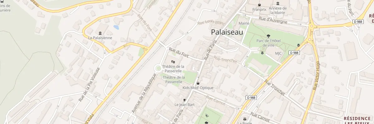 Plan du 132 Rue de Paris à Palaiseau