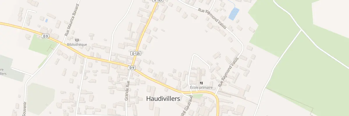 Plan du 23 Rue de l’Eglise à Haudivillers