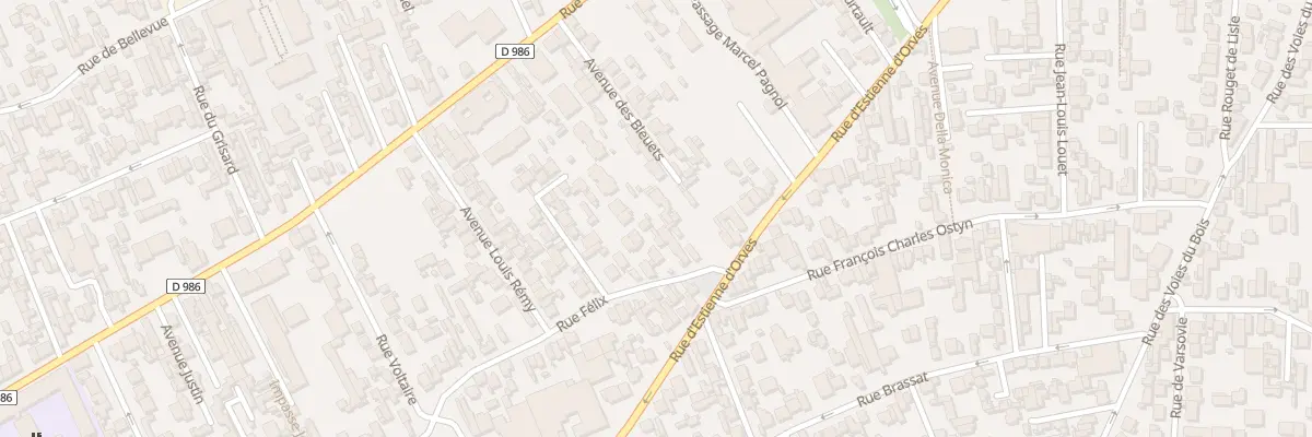 Plan du 10 Rue Félix à Colombes
