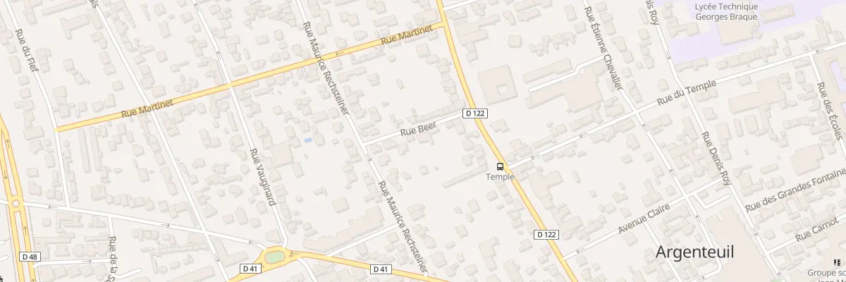 Plan du 7 Rue Beer à Argenteuil