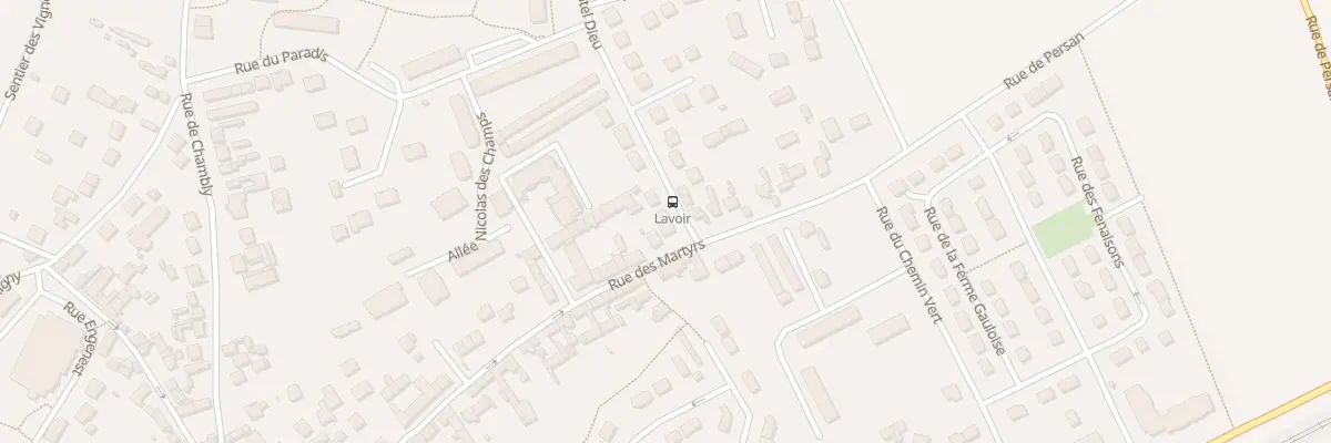 Plan du 12 Rue des Martyrs à Champagne-sur-Oise