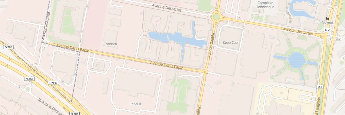 Plan du 1 Quai Robert Surcouf au Plessis-Robinson