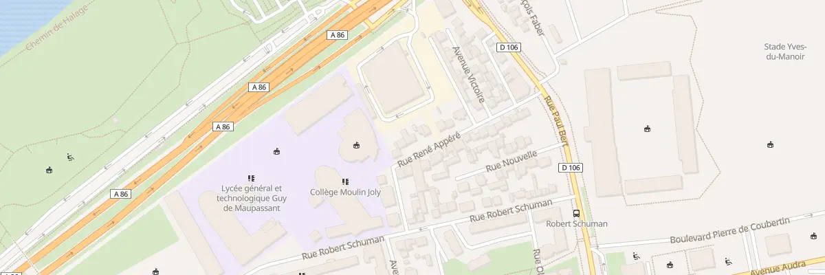 Plan du 36 Rue Rene Appere à Colombes