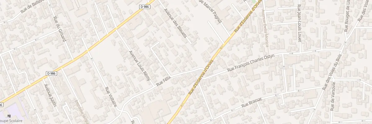 Plan du 12 Rue Félix à Colombes