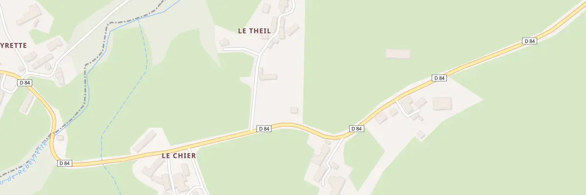 Plan du 2 Le Theil à Saint-Julien-le-Châtel