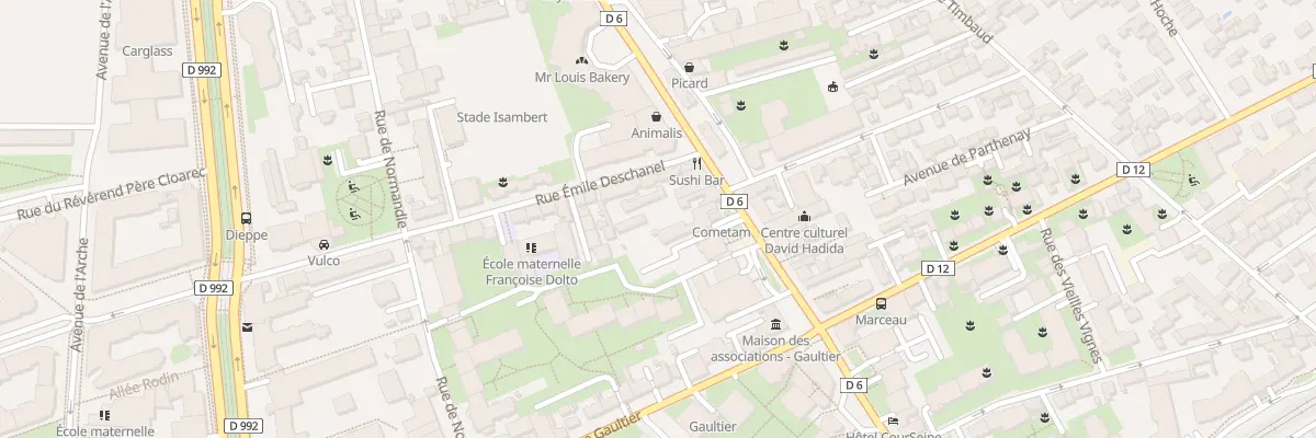 Plan du 53 Av Marceau à Courbevoie