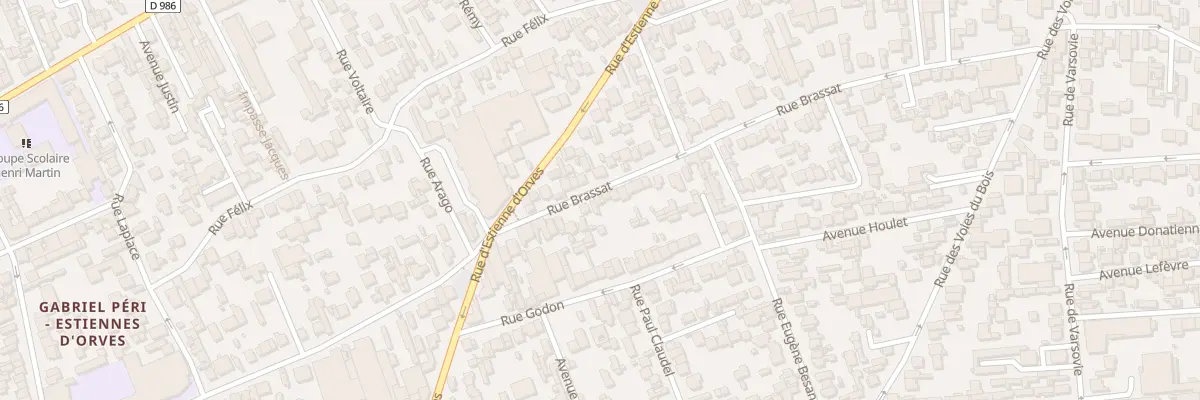 Plan du 77 Rue Brassat à Colombes