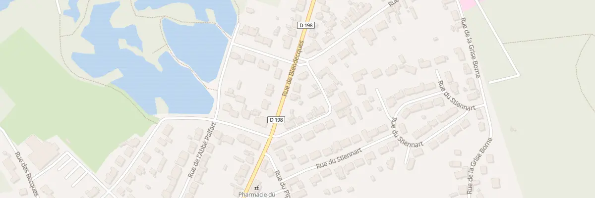 Plan du 268 Rue de Blendecques à Helfaut