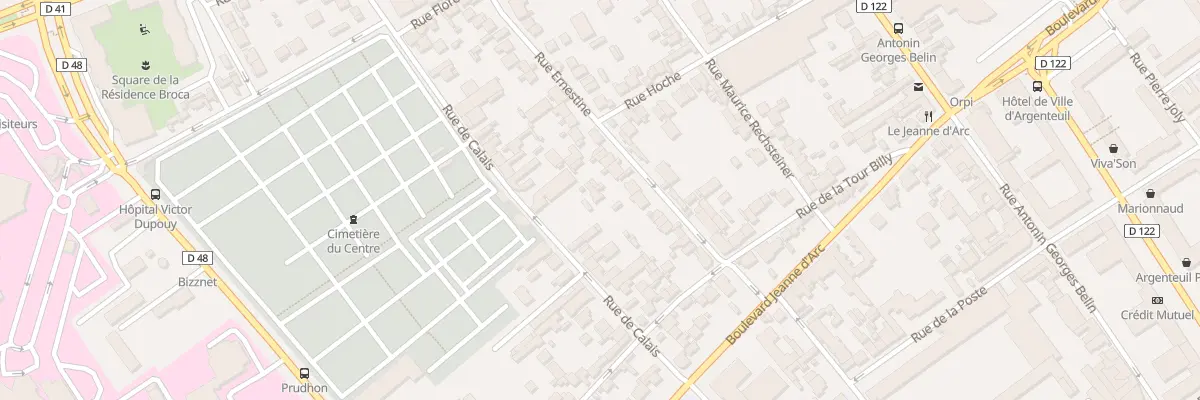 Plan du 19 Rue Ernestine à Argenteuil