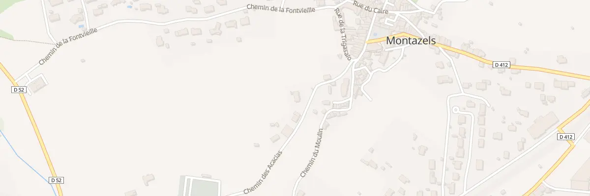 Plan du 234 La Cazulhe à Montazels