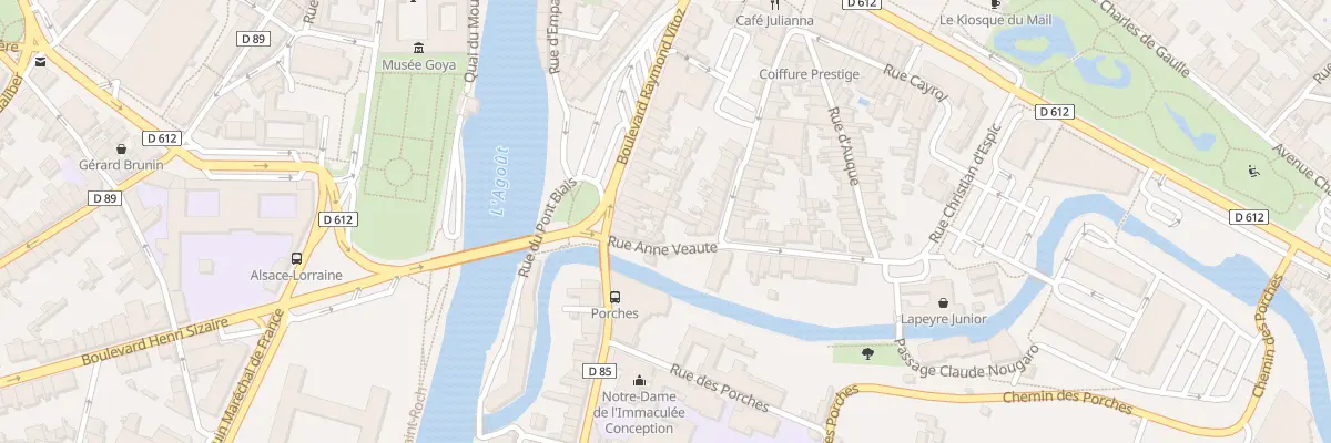 Plan du 7 Rue Anne Veaute à Castres