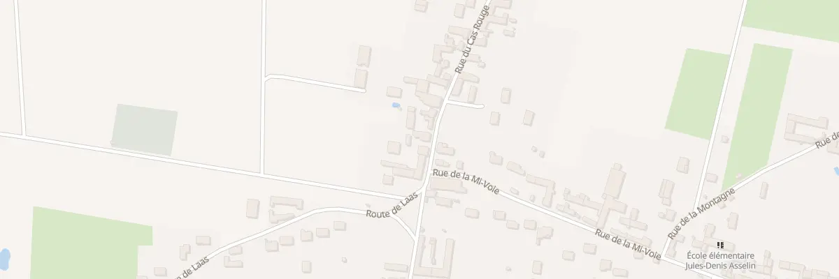 Plan du 5 Rue du Cas Rouge à Ascoux