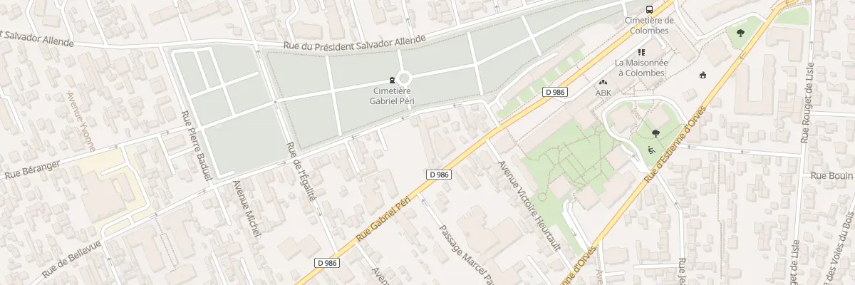 Plan du 106 Rue Gabriel Péri à Colombes