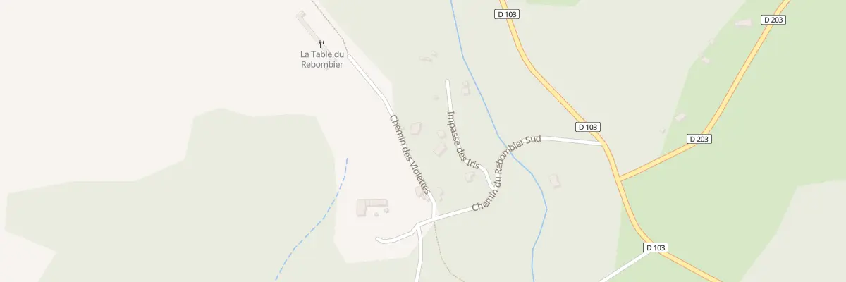 Plan du 6 Che du Rebombier Sud à Brousses-et-Villaret