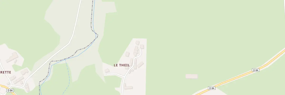 Plan du 10 Le Theil à Saint-Julien-le-Châtel