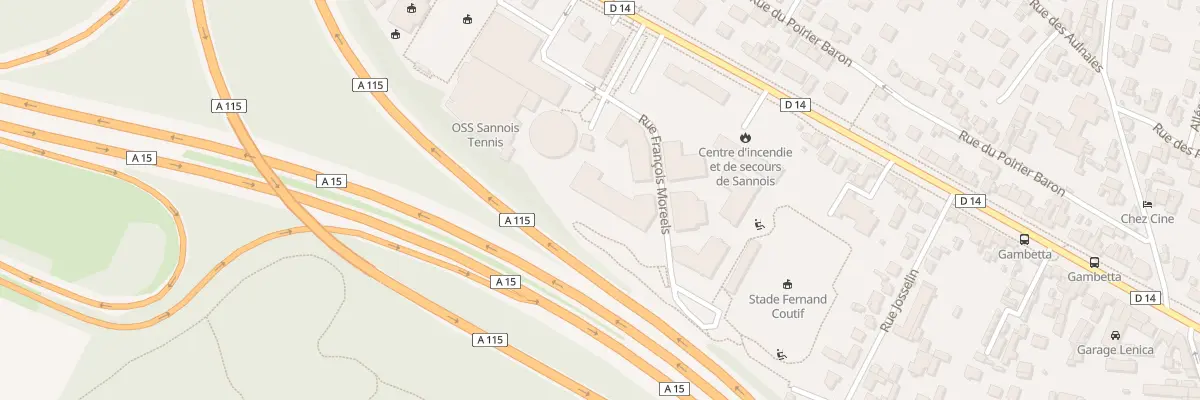 Plan du 73B Bd Gambetta à Sannois