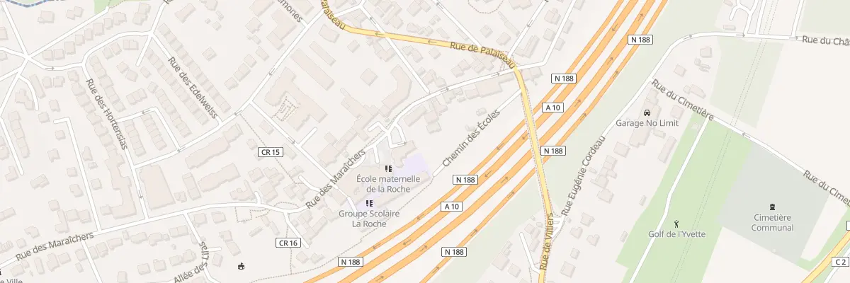 Plan du 98 Rue des Maraichers à Villebon-sur-Yvette