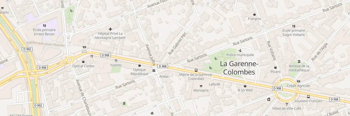Plan du 76 Rue Sartoris à La Garenne-Colombes