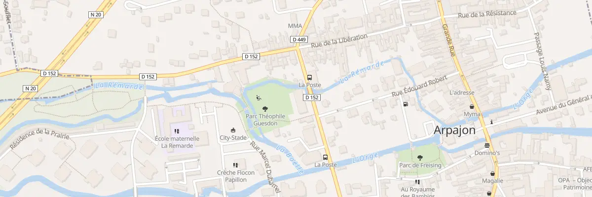 Plan du 6 Bd Jean Jaures à Arpajon
