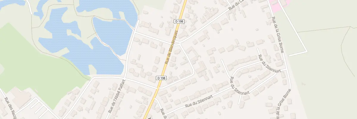 Plan du 288 Rue de Blendecques à Helfaut