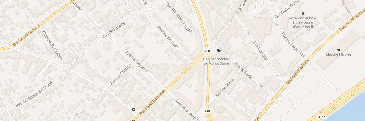 Plan du 3 Av Bridault à Argenteuil