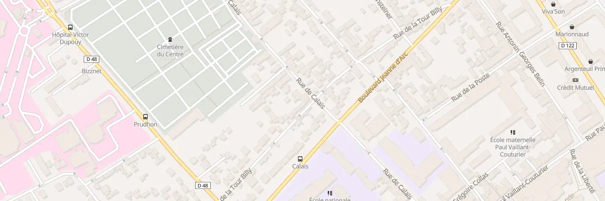 Plan du 31 Rue de Calais à Argenteuil