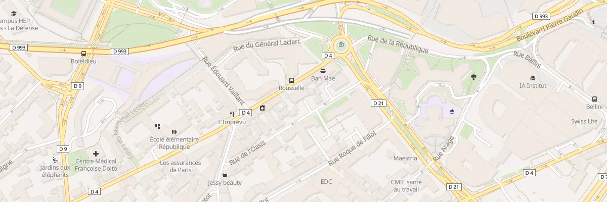 Plan du 59 Rue de la République à Puteaux