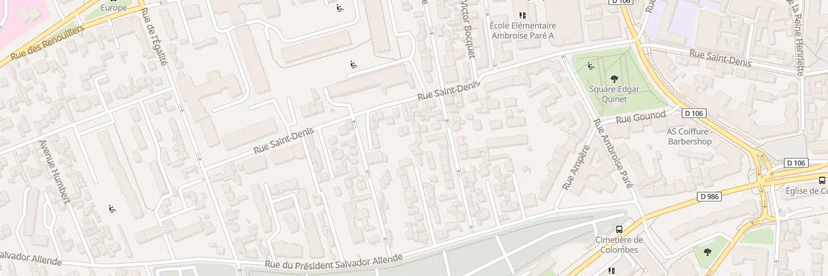 Plan du 223 Rue Saint-Denis à Colombes