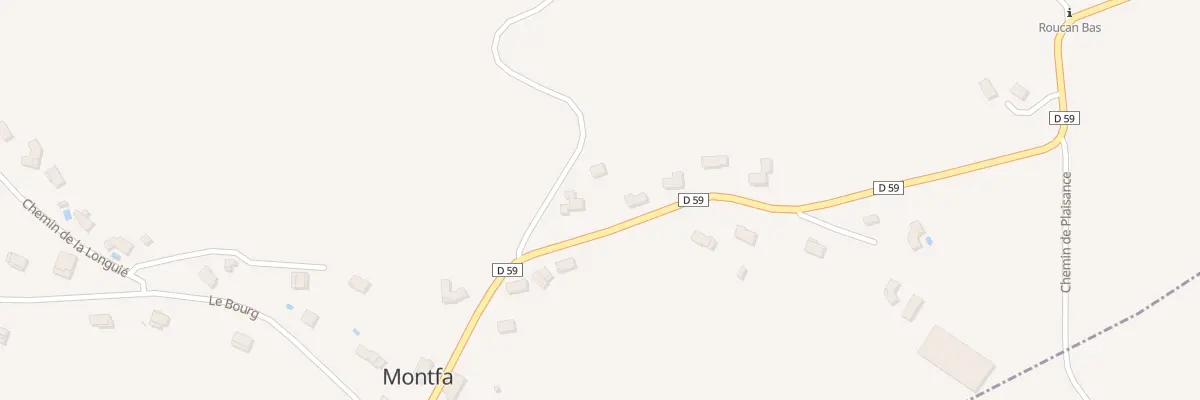 Plan du 4 Rte des Collines à Montfa