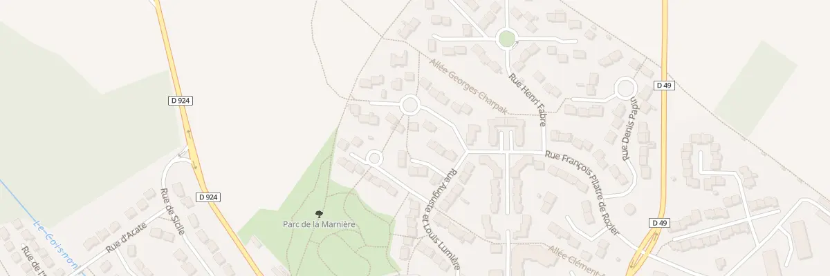 Plan du 10 Rue Nicéphore Niepce à Chambly