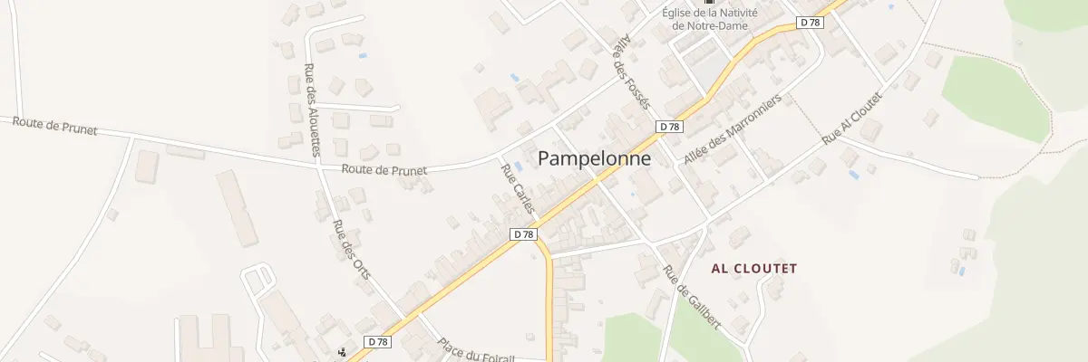 Plan du 5 Av du Viaur à Pampelonne
