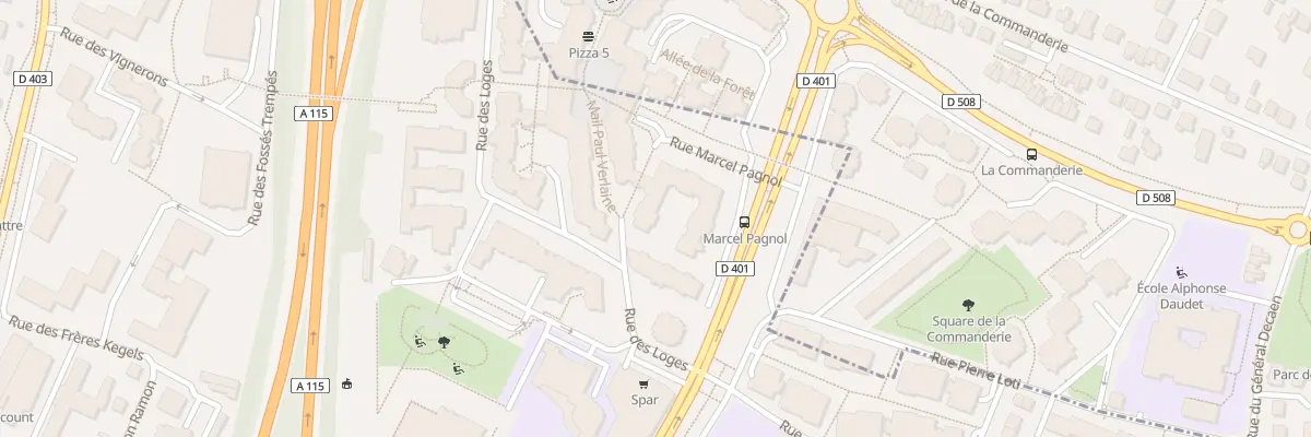 Plan du 4 Rue Marcel Pagnol à Sannois