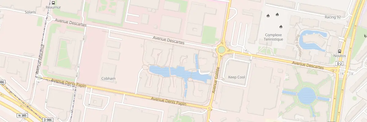 Plan du 11B Av Descartes au Plessis-Robinson