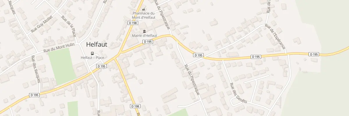Plan du 166 Rue du Pipestraque à Helfaut