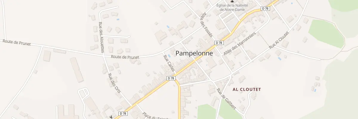 Plan du 7 Av du Viaur à Pampelonne